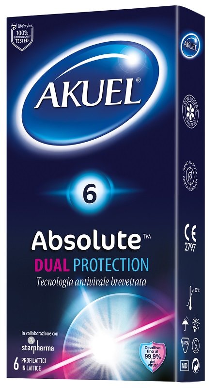 AKUEL ABSOLUTE DUAL PROTECTION 6 PEZZI - Farmadillo