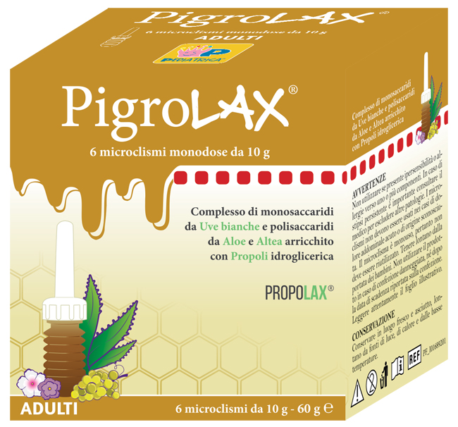 MICROCLISMA PIGROLAX ADULTI 6 X 10 G - Farmadillo
