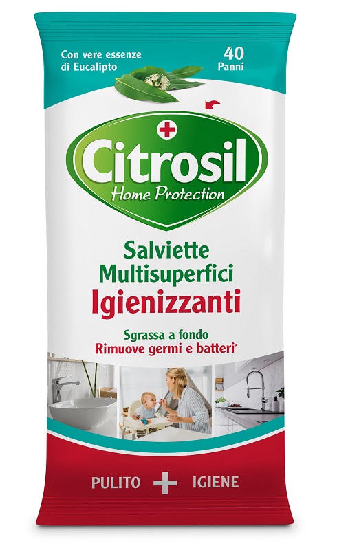 CITROSIL SALVIETTE IGIENIZZANTI EUCALIPTO 40 PEZZI - Farmadillo