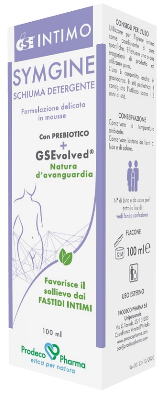 GSE INTIMO SYMGINE SCHIUMA DETERGENTE 100 ML - Farmadillo