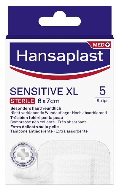 CEROTTO HANSAPLAST SENSITIVE XL 5 PEZZI - Farmadillo