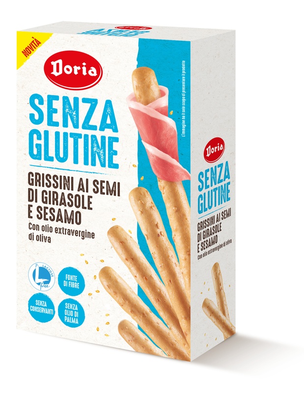 DORIA GRISSINI SEMI GIRASOLE-SESAMO 5 PEZZI DA 20 G - Farmadillo