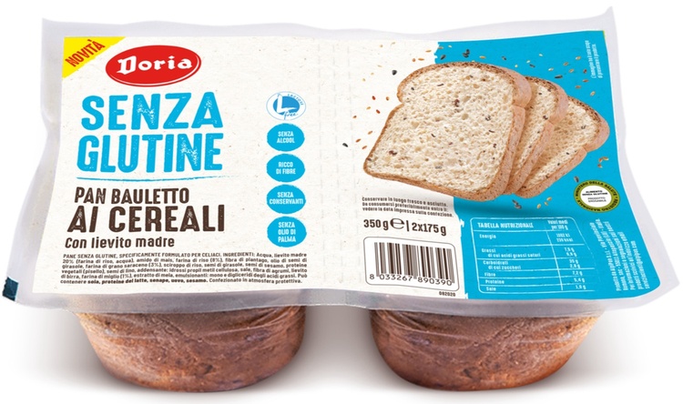 DORIA PAN BAULETTO CEREALI 2 PEZZI DA 175 G - Farmadillo