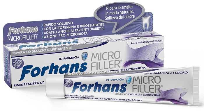 FORHANS DENTIFRICIO MICROFILLER PROTEZIONE SMALTO 75 ML - Farmadillo