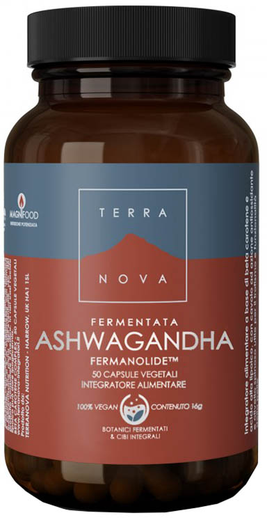 TERRANOVA ASWAGANDA FERMENTATA 50 CAPSULE - Farmadillo