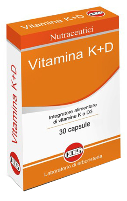 VITAMINA K+D VEGETALE 30 CAPSULE - Farmadillo