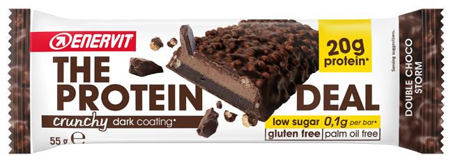 ENERVIT PROTEIN DEAL DOUBLE CHOCO STORM 55 G - Farmadillo