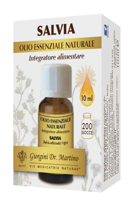 SALVIA OLIO ESSENZIALE NATURALE 10 ML - Farmadillo