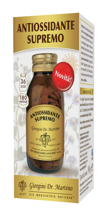 ANTIOSSIDANTE SUPREMO 180 PASTIGLIE - Farmadillo