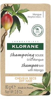 KLORANE SHAMPOO SOLIDO MANGO 80 G - Farmadillo