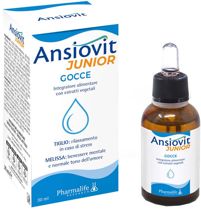 ANSIOVIT JUNIOR GOCCE 30 ML - Farmadillo