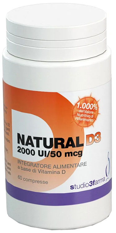 NATURAL D3 60 COMPRESSE - Farmadillo