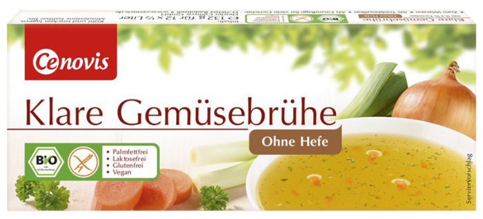 DADO CENOVIS VEGETALE BIO SENZA LIEVITO 9,3% DI VERDURE 12 CUBETTI - Farmadillo