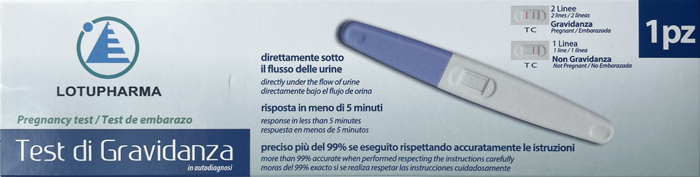 LOTUPHARMA TEST DI GRAVIDANZA 1 PEZZO - Farmadillo