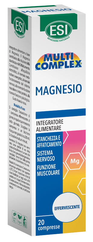 ESI MULTICOMPLEX MAGNESIO 20 COMPRESSE EFFERVESCENTI - Farmadillo