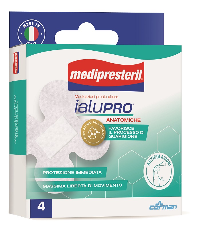 MEDIPRESTERIL IALUPRO ARTICOLAZIONI 10X10 CM 4 PEZZI - Farmadillo