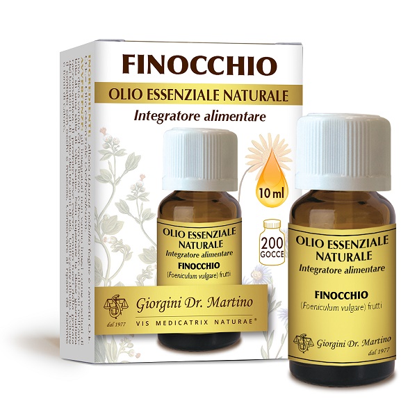 FINOCCHIO OLIO ESSENZIALE NATURALE 10 ML - Farmadillo