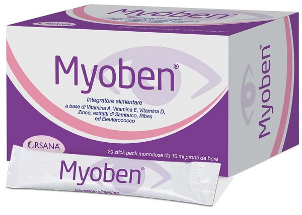 MYOBEN 20 STICK PACK MONODOSE DA 10 ML - Farmadillo