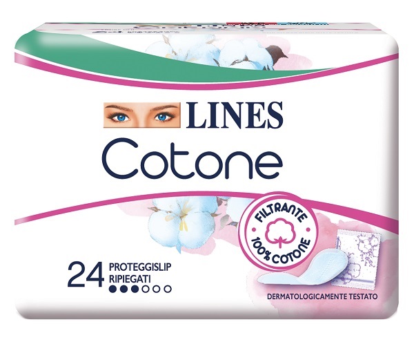 LINES COTONE BIO SALVASLIP RIPIEGATI 24 PEZZI - Farmadillo