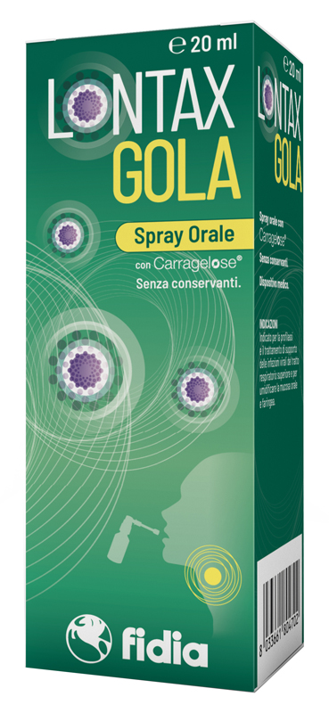 LONTAX GOLA SPRAY ORALE 20 ML - Farmadillo