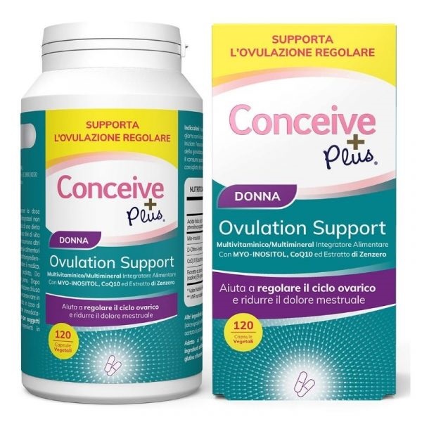 CONCEIVE PLUS SUPPORTO PER OVULAZIONE FEMMINILE 120 CAPSULE - Farmadillo