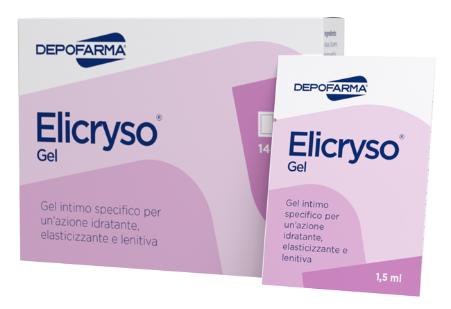 ELICRYSO GEL INTIMO IDRATANTE ELASTICIZZANTE E LENITIVO 14 BUSTINE DA 1,5 ML - Farmadillo