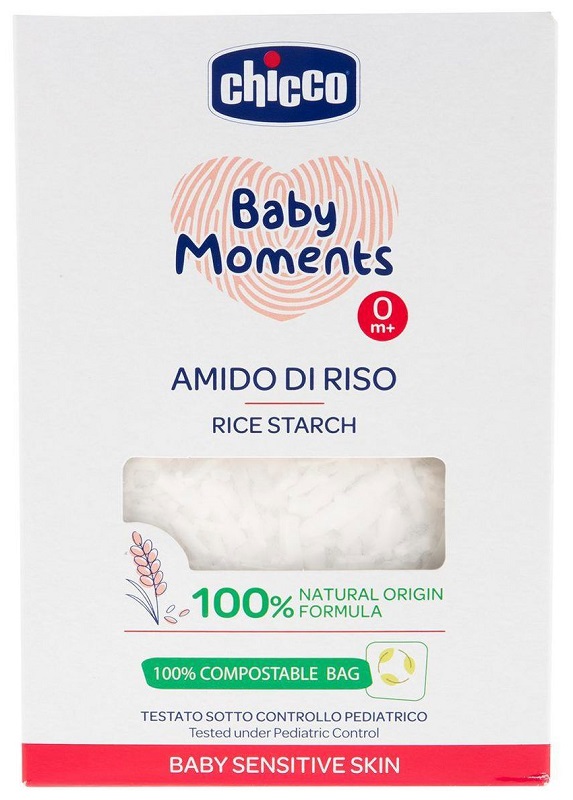 CHICCO BABY MOMENTS AMIDO DI RISO SENS 250 G - Farmadillo