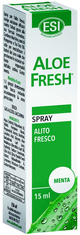 ESI ALOE FRESH SPRAY ALITO MENTA FORTE 15 ML - Farmadillo