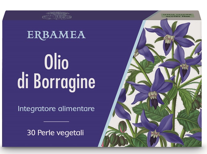 OLIO DI BORRAGINE 30 PERLE VEGETALI - Farmadillo