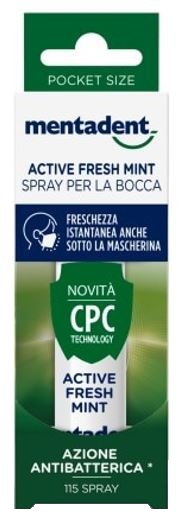 MENTADENT ACTIVE FRESH MINT 15 ML - Farmadillo