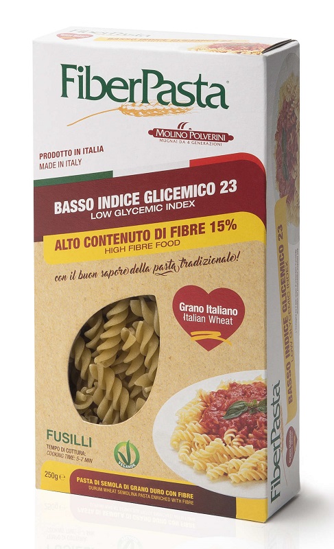 FIBERPASTA FUSILLI BASSO INDICE GLICEMICO 250 G - Farmadillo