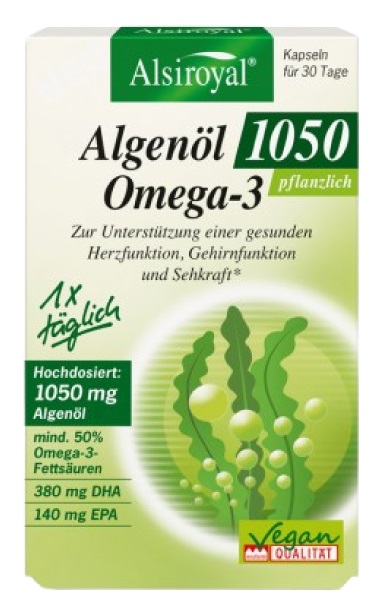ALSIROYAL ALGENOL OMEGA 3 VEGETALE 30 CAPSULE - Farmadillo