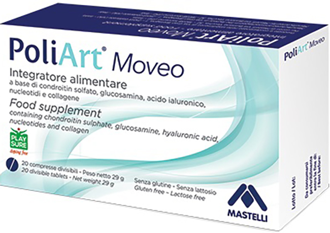 POLIART MOVEO 20 COMPRESSE DIVISIBILI NON RIVESTITE - Farmadillo