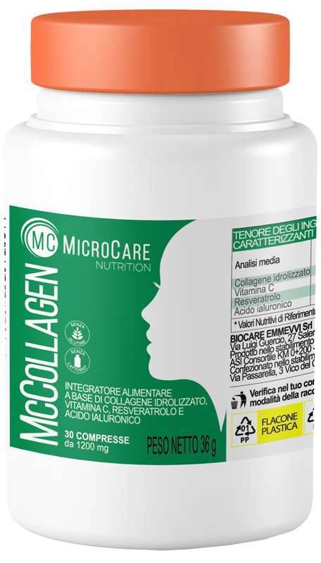 MICROCARE NUTRITION MC COLLAGEN 30 COMPRESSE DA 1200 MG - Farmadillo