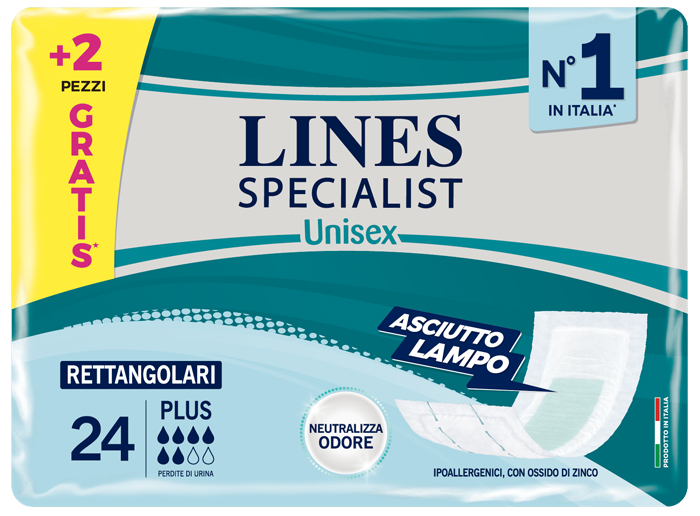 LINES SPECIALIST RETTANGOLARE 22+2 PEZZI - Farmadillo
