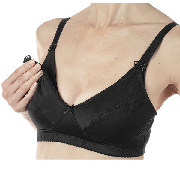 MAMMY REGGISENO MICROFIBRA ALLATTAMENTO BLACK 5D - Farmadillo