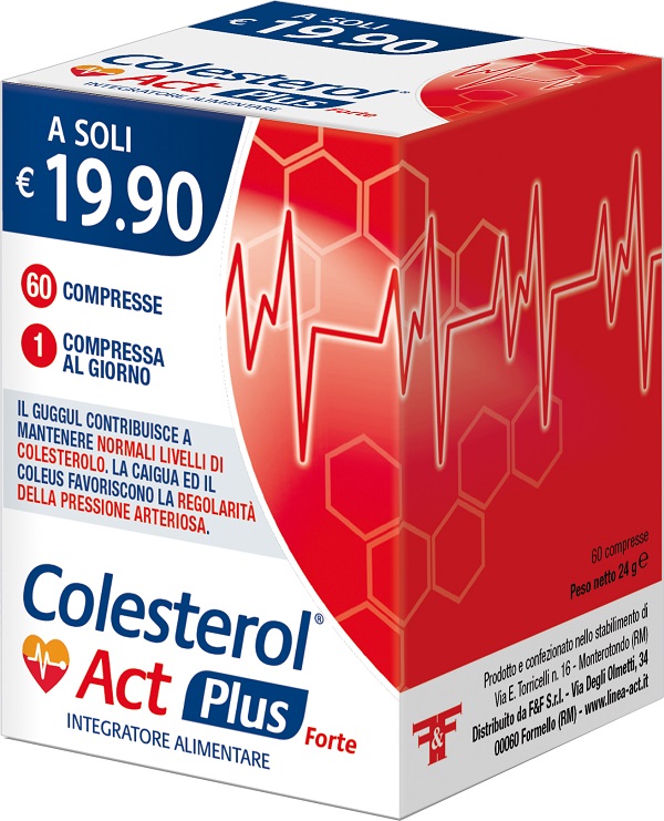 COLESTEROL ACT PLUS FORTE 60 COMPRESSE - Farmadillo