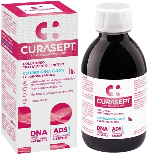 CURASEPT COLLUTORIO ADS DNA TRATTAMENTO LENITIVO 200 ML - Farmadillo