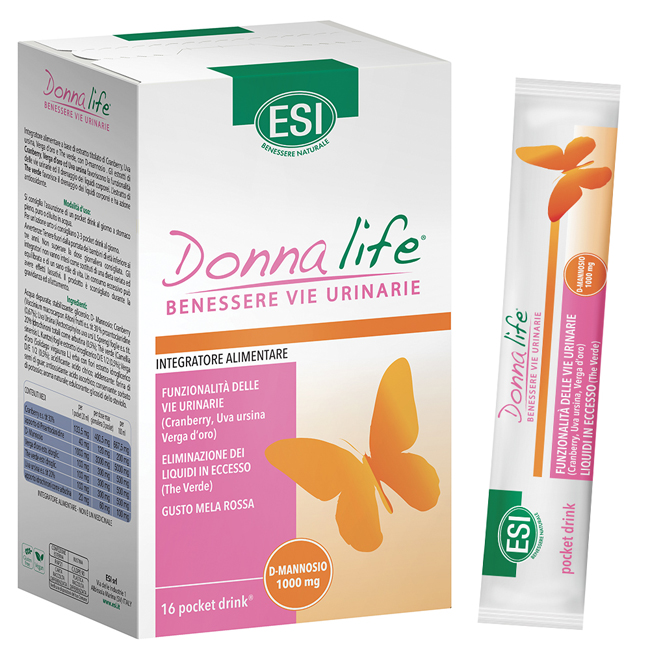 ESI DONNA LIFE VIE URINARIE 16 POCKET DRINK - Farmadillo