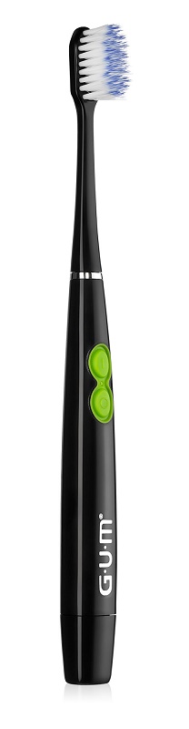 GUM SONIC DAILY SPAZZOLINO BATTERIA ADULTI BLACK - Farmadillo