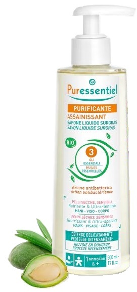 PURESSENTIEL SAPONE SURGRAS BIO 500 ML - Farmadillo