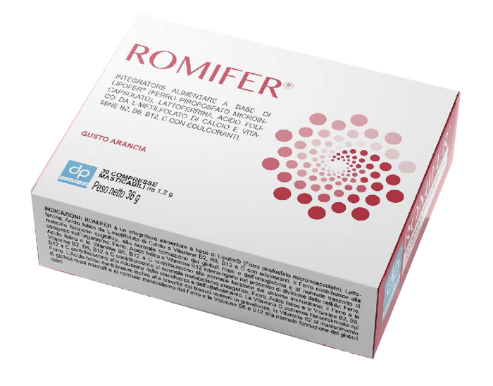 ROMIFER 30 COMPRESSE MASTICABILI - Farmadillo