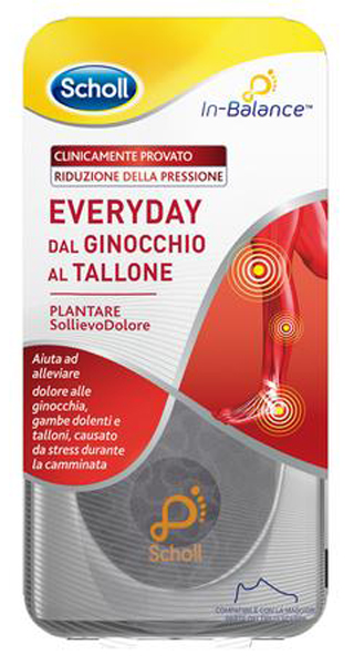 PLANTARE SOLLIEVO DOLORE DA GINOCCHIO A TALLONE SCHOLL IN BALANCE EVERYDAY L - Farmadillo