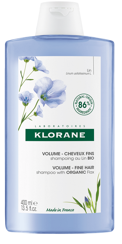 KLORANE SHAMPOO VOLUME FINE HAIR CON LINO 400 ML - Farmadillo