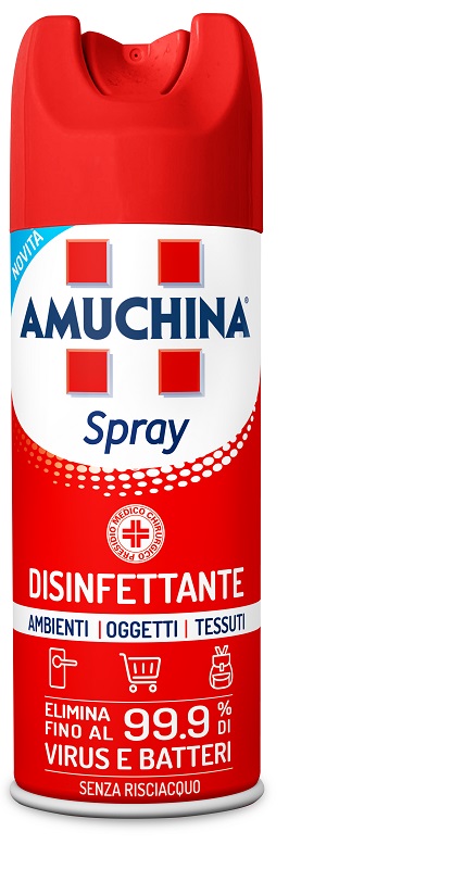 AMUCHINA SPRAY AMBIENTI OGGETTI TESSUTI 400 ML - Farmadillo