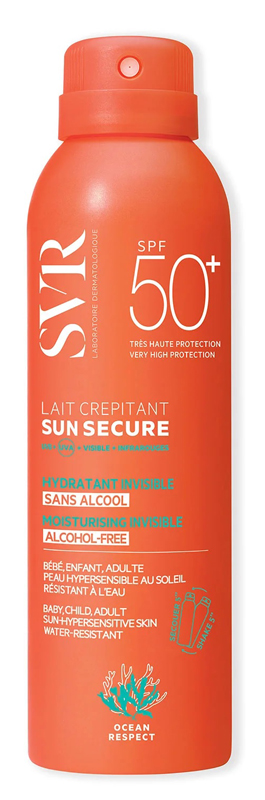 SUN SECURE LAIT CREPITANT SPF50+ 200 ML - Farmadillo