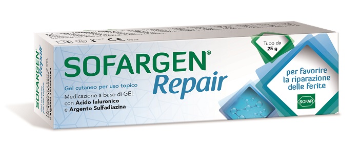 MEDICAZIONE SOFARGEN GEL ACIDO IALURONICO E ARGENTO SULFADIAZINA TUBETTO 25 G - Farmadillo