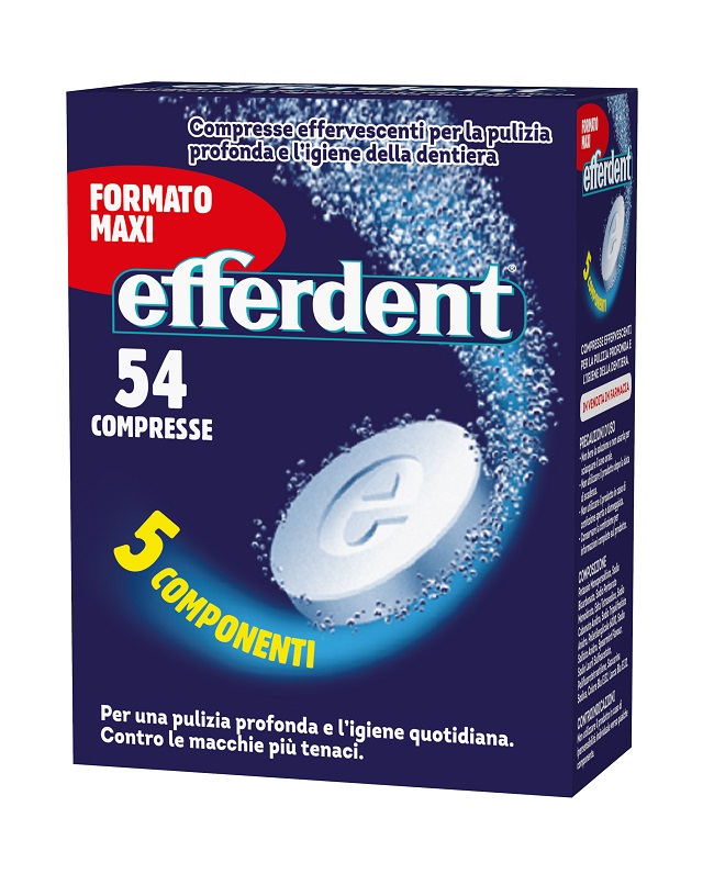 EFFERDENT 54 COMPRESSE EFFERVESCENTI - Farmadillo
