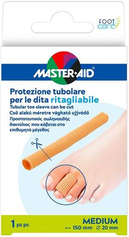 PROTEZIONE TUBOLARE MASTER-AID FOOTCARE RITAGLIABILE 15 CM 20 MM MEDIUM C7 - Farmadillo