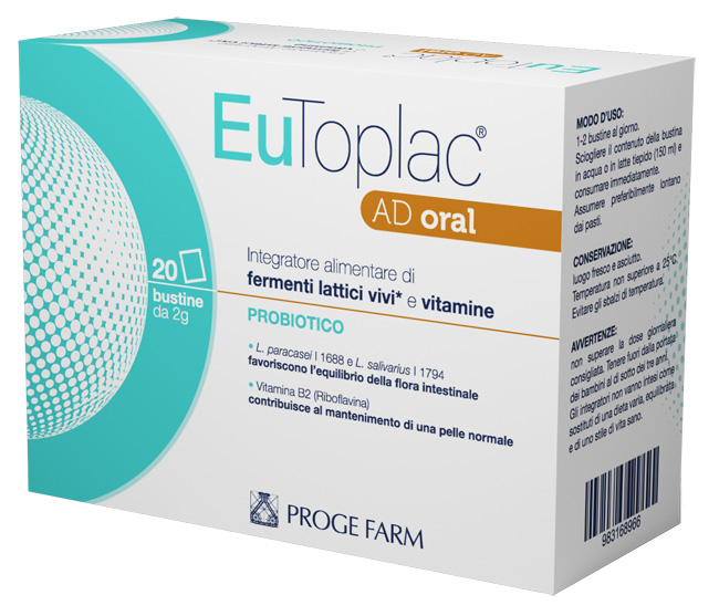 EUTOPLAC AD ORAL 20 BUSTINE - Farmadillo